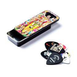 Dunlop JHPT02M Jimi Hendrix Bold As Love Pick Tin SALE  сувенирный набор медиаторов в пенале, сред, 