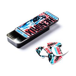 Dunlop JHPT09M Jimi Hendrix Tribute Tour Pick Tin  сувенирный набор мед-ров в пенале, сред, 12 шт. 