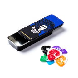 Dunlop JVHPT04H John Van Hamersveld Jimi Pick Tin  сувенирный набор медиаторов в пенале, жестки