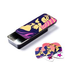 Dunlop LCPPT02H Les Claypool Pick Tin SALE  сувенирный набор медиаторов в пенале, жесткие, 6 шт.