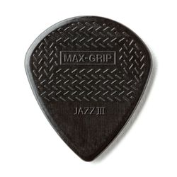 Dunlop 471P3S Max-Grip Jazz III Stiffo 6Pack  медиаторы, остр кончик, толщина 1.38 мм, черные, 6 шт.