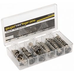 Dunlop 3060 Nickel Silver Fingerpick Mini Display  короб с когтями, 013,015,018,020,0225,025 по 20шт