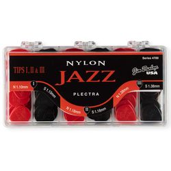 Dunlop 4700 Nylon Jazz Display  коробка с медиат, 47R1N,47R2N,47R3N,47R1S,47R2S,47R3S - 24 шт, 144шт