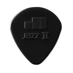 Dunlop 47P2S Nylon Jazz II 6Pack  медиаторы, полукруглый кончик, толщина 1.18 мм, черные, 6 шт.