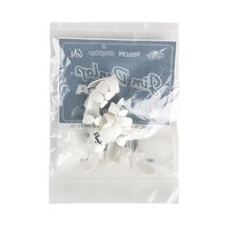 Dunlop 9011R Plastic Fingerpick White 12Pack  когти, средние, белые, 12 шт.