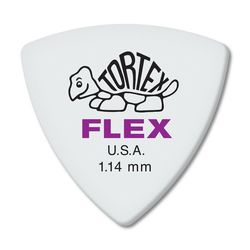 Dunlop 456P114 Tortex Flex Triangle 6Pack  медиаторы, толщина 1.14 мм, 6 шт.