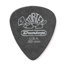 Dunlop 488P050 Tortex Pitch Black Standard 12Pack  медиаторы, толщина 0.5 мм, 12 шт.