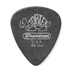Dunlop 488P088 Tortex Pitch Black Standard 12Pack  медиаторы, толщина 0.88 мм, 12 шт.