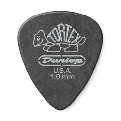 Dunlop 488P100 Tortex Pitch Black Standard 12Pack  медиаторы, толщина 1 мм, 12 шт.