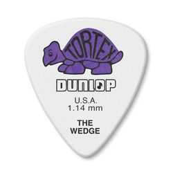 Dunlop 424P114 Tortex Wedge 12Pack  медиаторы, толщина 1.14 мм, 12 шт.