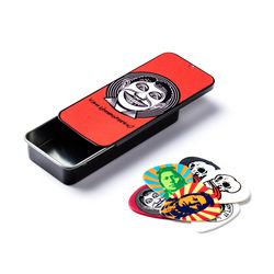 Dunlop JVHPT01M John Van Hamersveld Johnny Face Pick Tin SALE  сувенирный набор медиаторов, средние,