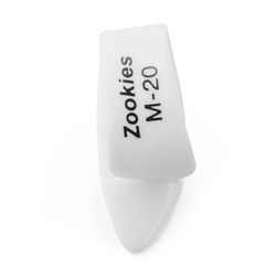 Dunlop Z9002M20 Zookies 12Pack  когти на большой палец, средние, поворот на 20 градусов, 12 шт.