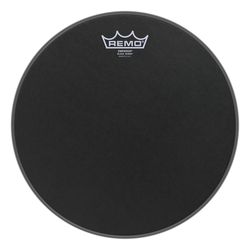 Remo BE-0812-ES  12" Emperor Black Suede, пластик для барабана, двойной, черный
