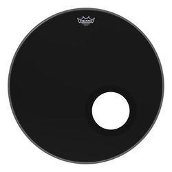 Remo P3-1022-ES-DM  22"Powerstroke P3 Ebony, пластик для барабана, черный с 5" Black DynamO