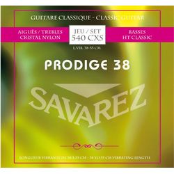 Savarez 540CXS  комплект струн для классической гитары 1/2, стандартное натяжение