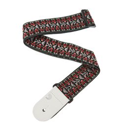 Planet Waves 50G01  гитарный ремень "Hootenanny 2", 50 мм, нейлон, кожаные наконечники