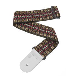 Planet Waves 50G00  гитарный ремень "Hootenanny 1", 50 мм, нейлон, кожаные наконечники