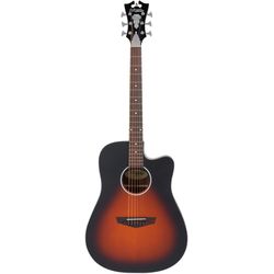 D'Angelico Premier Bowery LS SVS  электроакустическая гитара, Dreadnought, цвет санберст