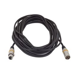 Rockcable RCL 30360 D7  Микрофонный кабель XLR(M) XLR( F) 10 м Металл. корп.