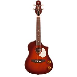 Seagull Uke Nylon SG Burst EQ  электроакустическая укулеле сопрано с чехлом, массив ели/клён