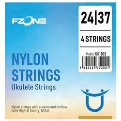 FZONE UK1002  струны для укулеле сопрано, нейлон, 24-31-37-26