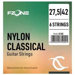FZONE CL100  струны для классической гитары, нейлон, среднее натяжение, 27.5-42