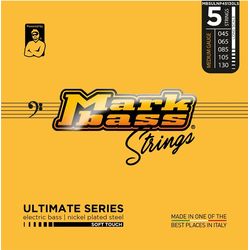Markbass Ultimate Series MB5ULNP45130LS  струны для 5-стр. бас-гитары, 45-130, никель, soft touch