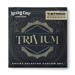 Dunlop TVMN1063-7 Trivium  струны для 7-струнной электрогитары, никель, Heavy Core, 10-63