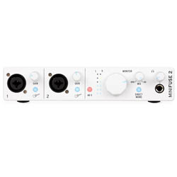 Arturia MiniFuse 2 White  USB-аудиоинтерфейс, 24бит/192кГц, 2 входа, белый