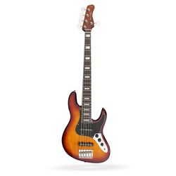 Sire V5 24-5 TS  5-струнная бас-гитара, форма Jazz Bass, 24 лада, цвет санберст