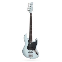 Sire V3-4 SNB  бас-гитара, форма Jazz Bass, активная электроника, цвет черный голубой