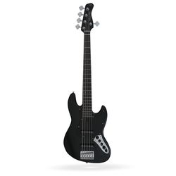 Sire V3-5 BKS  5-струнная бас-гитара, форма Jazz Bass, активная электроника, цвет черный матовый
