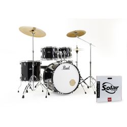 Pearl RS525SBC/C31  ударная установка из 5-ти барабанов, цвет Jet Black, (3 коробки)