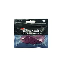 BlackSmith Standard Picks SDP114PE-EH Extra Heavy 1.14mm Purple  медиаторы, delrin, 1.14 мм, 12 шт