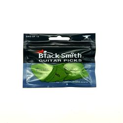 BlackSmith Triangle TEA088GN-MH Medium Heavy 0.88mm Green  упаковка медиаторов, delrin, 0.88 мм, 12 
