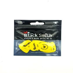 BlackSmith Standard Picks SDP073YW-M Medium 0.73mm Yellow  упаковка медиаторов, delrin, 0.73 мм, 12 