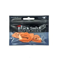 BlackSmith Standard Picks SDP006OE-LH Light Heavy 0.6mm Orange  медиаторы, delrin, 0.6 мм, 12 шт