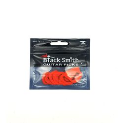 BlackSmith Standard Picks SDP005RD-L Light 0.5mm Red  упаковка медиаторов, delrin, 0.5 мм, 12 шт