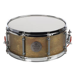 Drum Art Fat Boy Special Textured Bronze  Малый барабан 14"x6.5", итальянский лайм, цвет: бронз