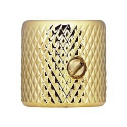 Hosco H-HK-MKFG  ручка потенциометра цилиндрическая с закруглеными краями, gold