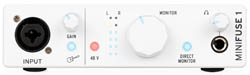 Arturia MiniFuse 1 White  USB-аудиоинтерфейс, 1 вход, 24бит/192кГц, белый