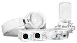 Arturia MiniFuse Recording Pack White  комплект MiniFuse 2, микр CM1, поп фильтр, наушн EF1, белый