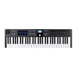 Arturia KeyLab Essential 61 mk3 Black  MIDI клавиатура, 61 клавиш, LCD дисплей, цвет черный