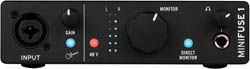 Arturia MiniFuse 1 Black  USB-аудиоинтерфейс,1 вход, 24бит/192кГц, черный