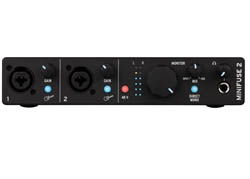 Arturia MiniFuse 2 Black  USB-аудиоинтерфейс, 24бит/192кГц, 2 входа, черный