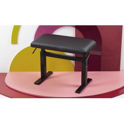Hidrau BM44HP Vinil Black 23  банкетка пневматический механизм, цвет черный, сидение черный бархат