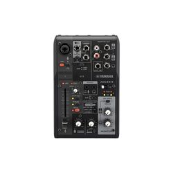 Yamaha AG03MK2 Black  3-канальный микшер для потокового вещания с аудиоинтерфейсом USB, черный
