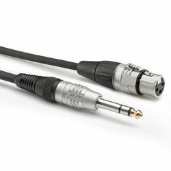 Sommer Cable HBP-XF6S-0900 SALE  микрофонный кабель BASIC+, XLR(F) <=> 6,3 Jack stereo, 9 м, HICON