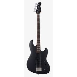Sire U7-4 BK.S  бас гитара, форма Jazz Bass, цвет черный