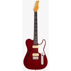 Sire T7TM STR  электрогитара, форма Telecaster, махагони, клен/палисандр, Р90, цвет красный